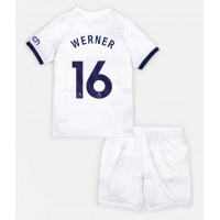 Fotbalové Dres Tottenham Hotspur Timo Werner #16 Dětské Domácí 2023-24 Krátký Rukáv (+ trenýrky)